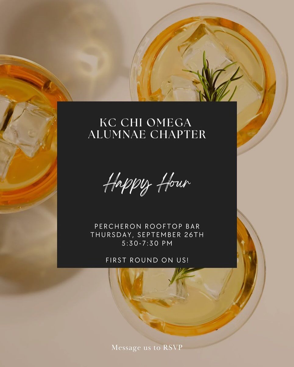 KC CHI OMEGA ALUMNAE HAPPY HOUR