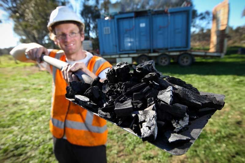 Biochar for home use and community application