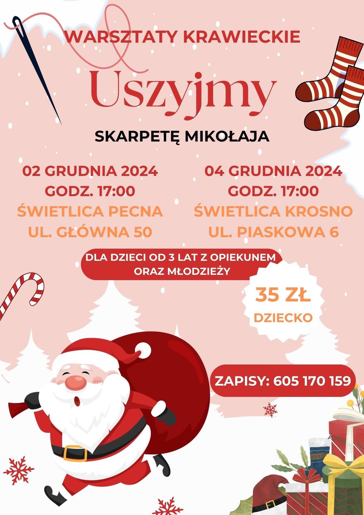 Uszyjmy Skarpet\u0119 Miko\u0142aja