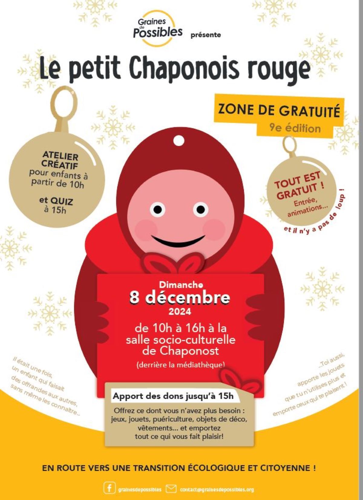 Le petit Chaponois rouge