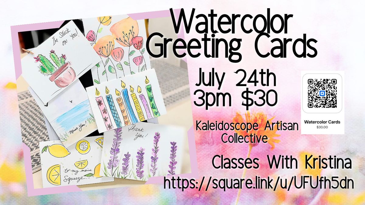 Watercolor Greeting Cards 