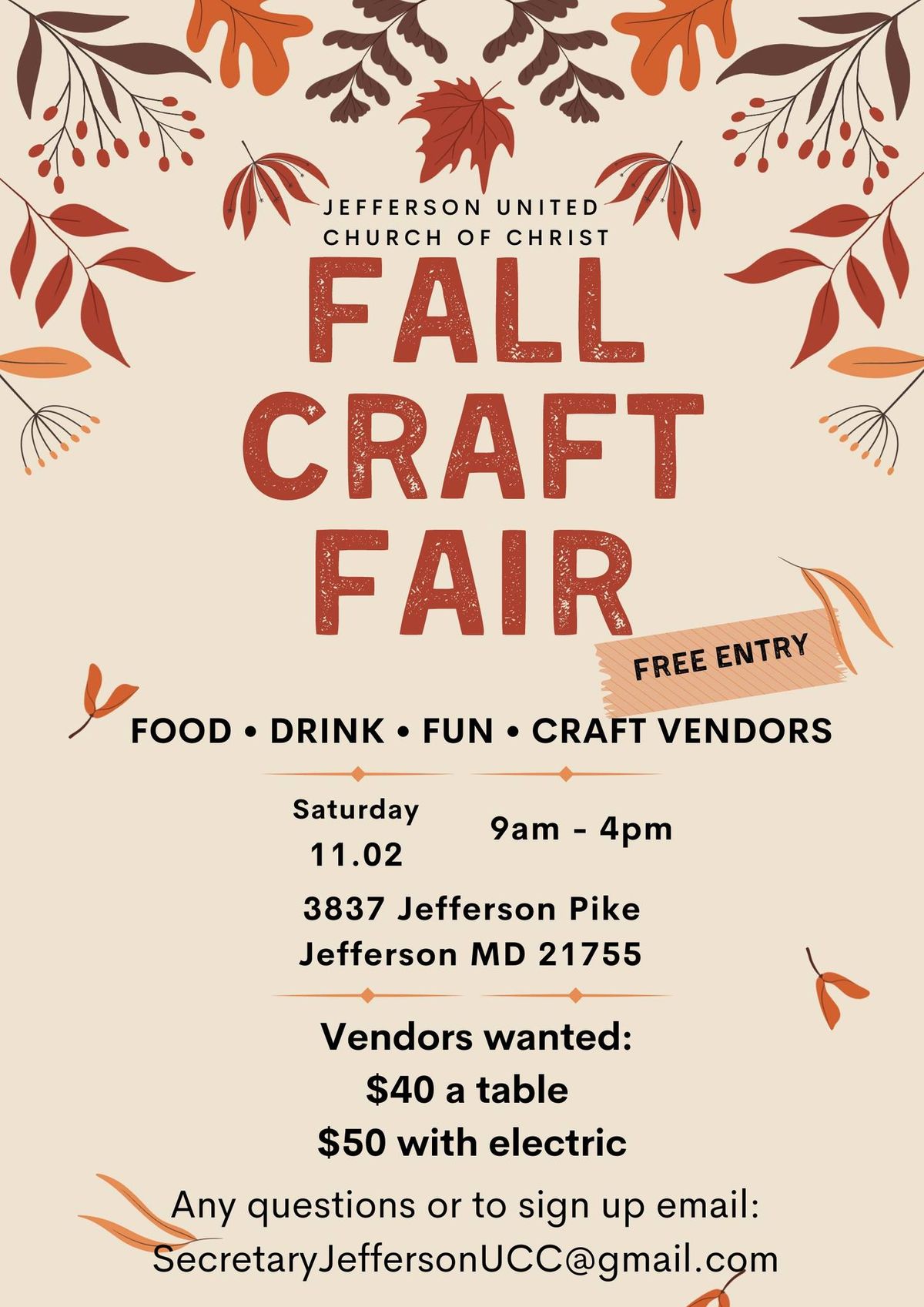 Fall Craft Fair 