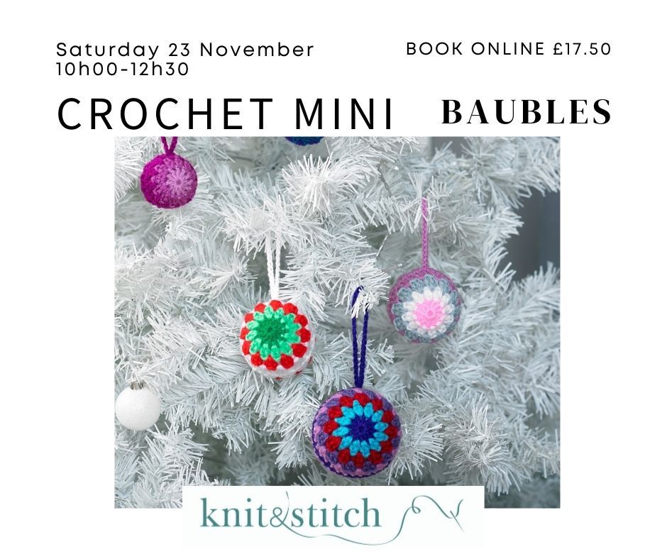 Crochet Mini: Christmas Baubles