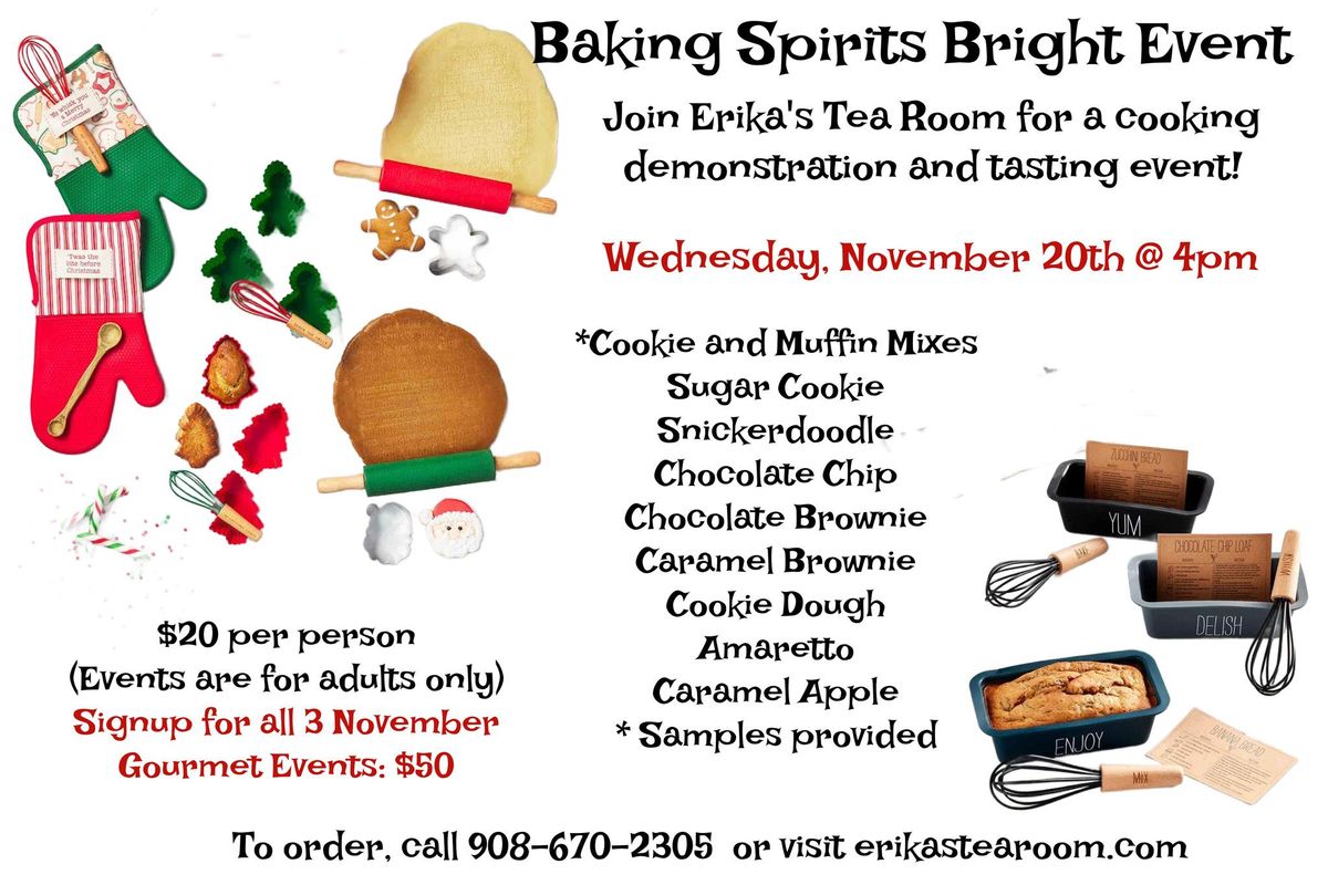 Baking Spirits Bright Event