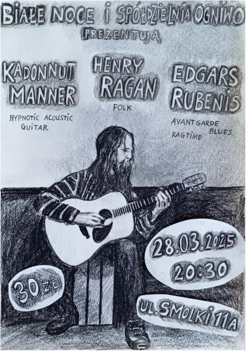 Kadonnut Manner (Finlandia) + Edgars Rubenis (Litwa) + Henry Ragan (KRK)