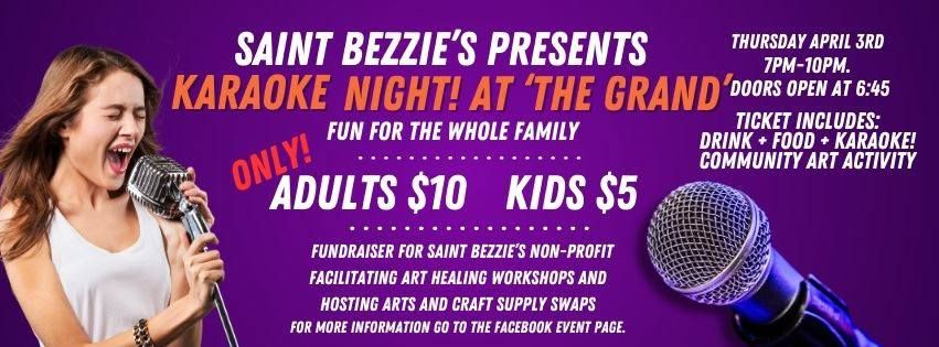 1st Annual Saint Bezzie's Karaoke Fundraiser!