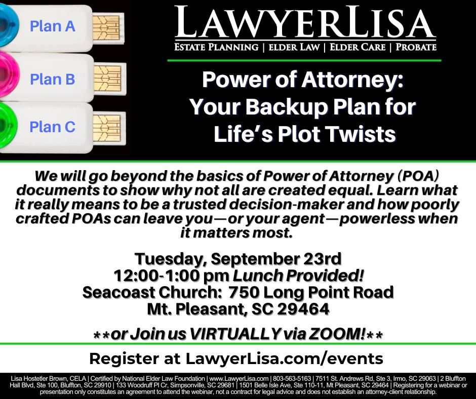 Power of Attorney: Your Backup Plan for Life\u2019s Plot Twists