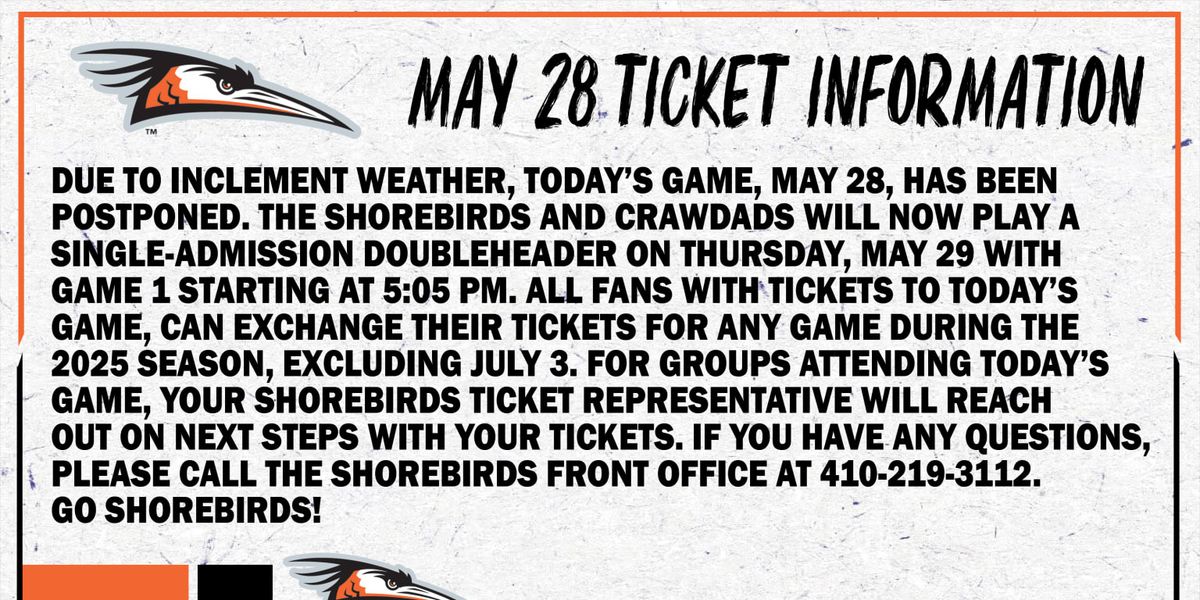 Delmarva Shorebirds vs. Kannapolis Cannon Ballers