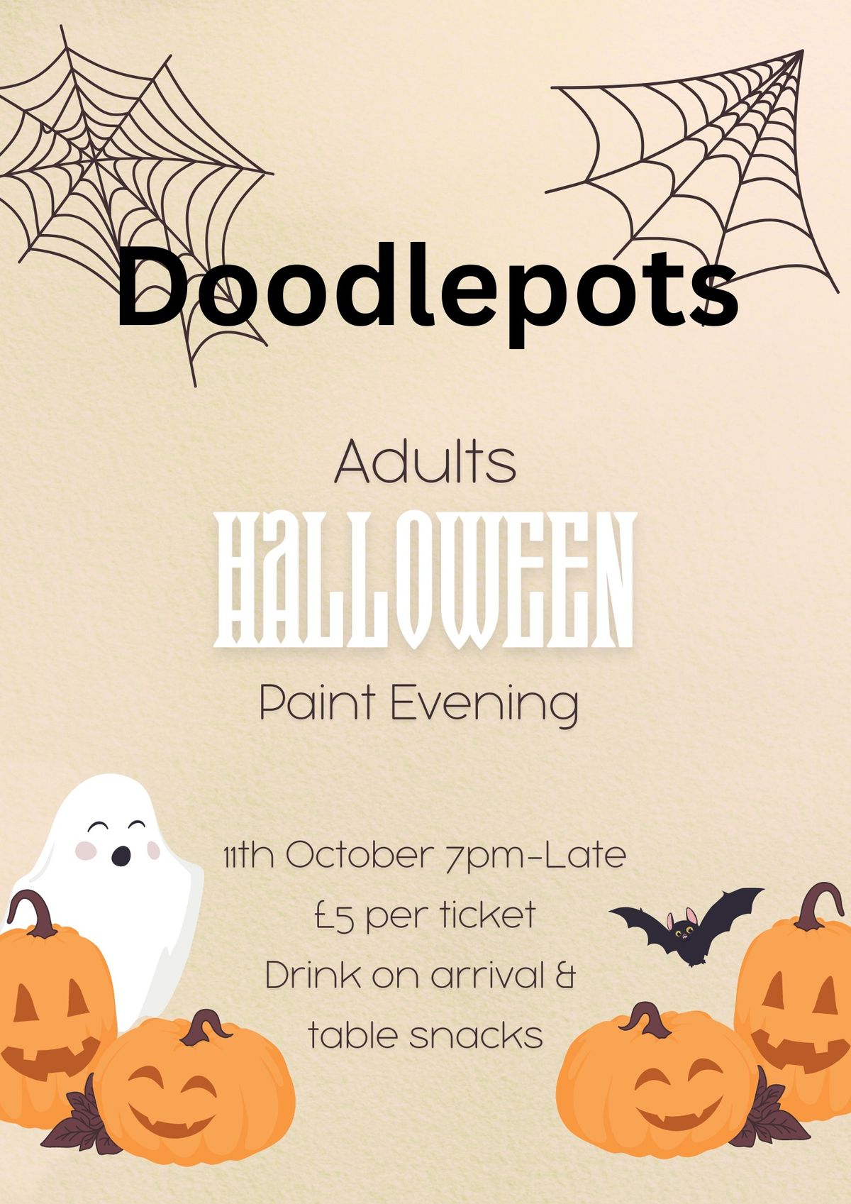 Halloween Sip and Paint Night