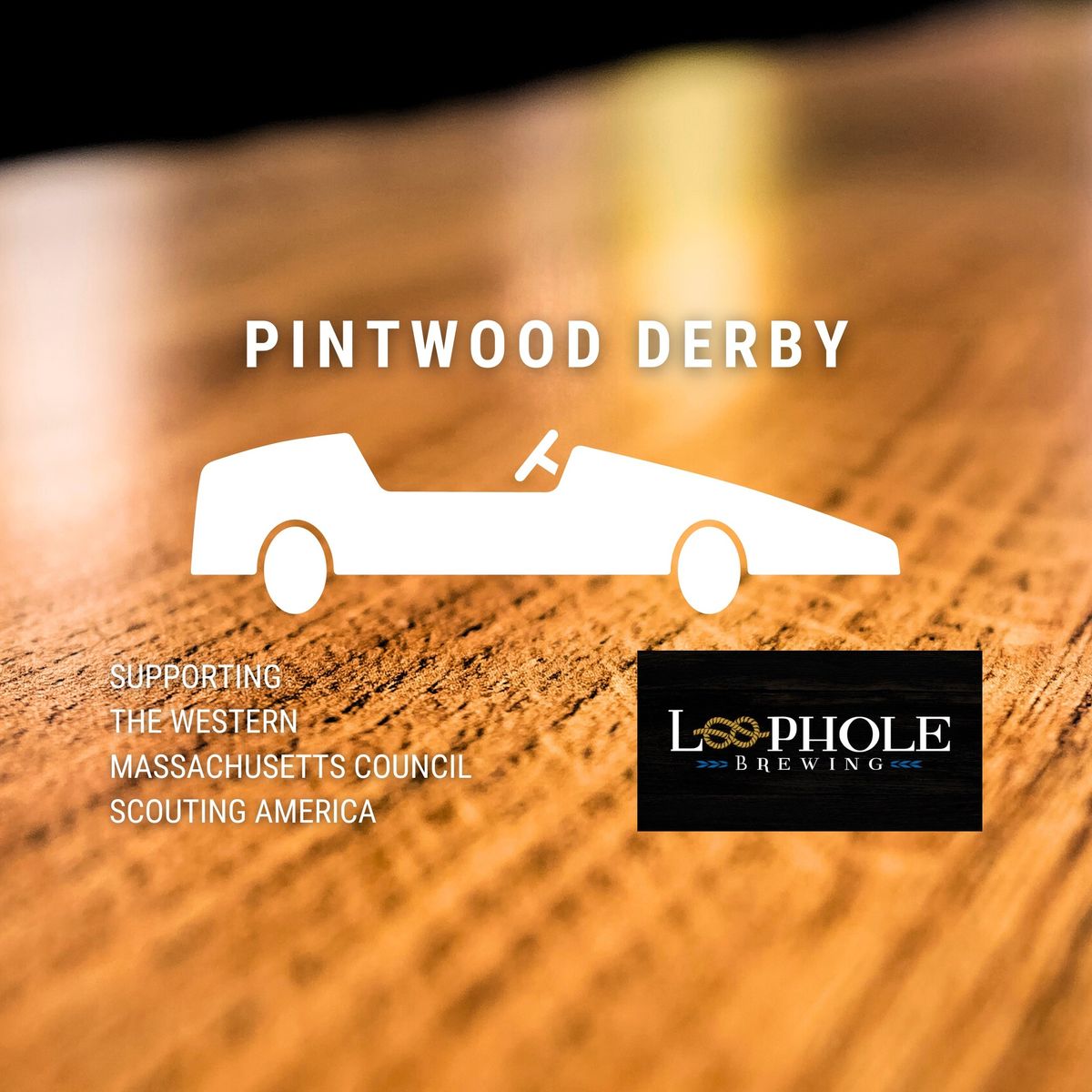 PintWood Derby - Support Scouting 