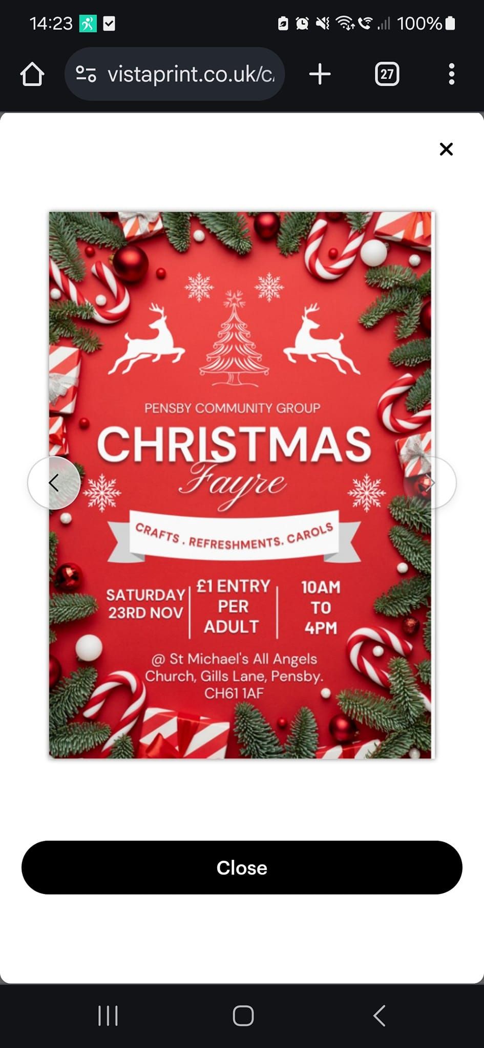 Christmas Craft Fayre and light switch on