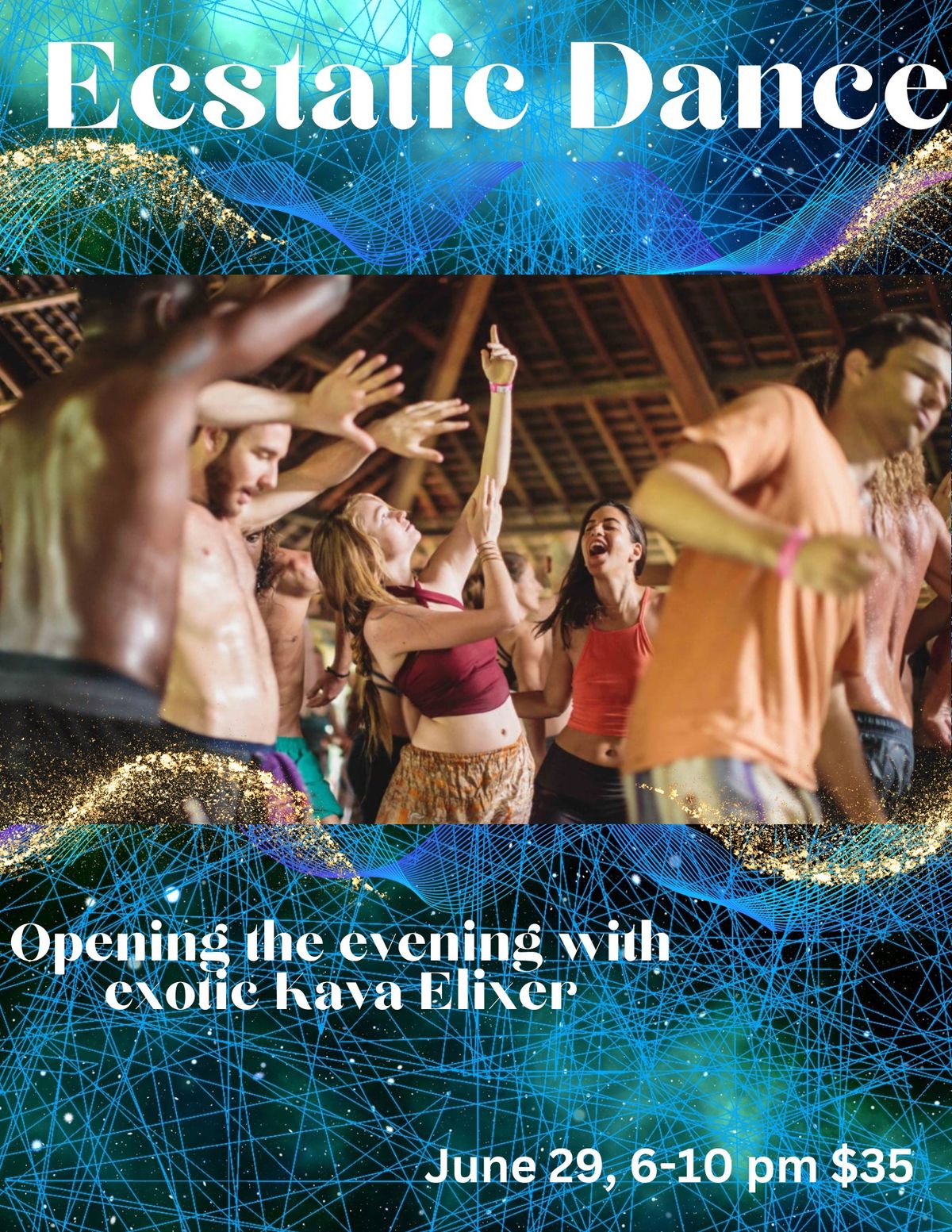 Ecstatic Dance, Kava, and live drumming! 