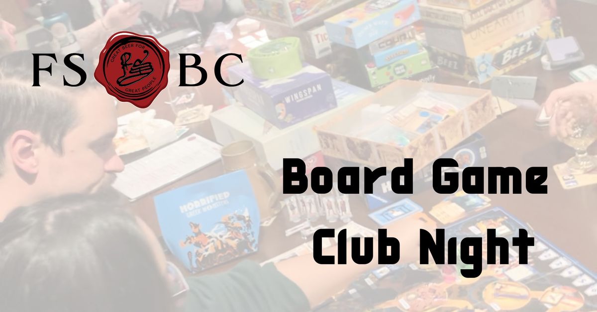 Board Game Club Night