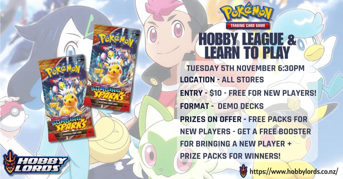 Pokemon - Hobby League & Learn to Play!