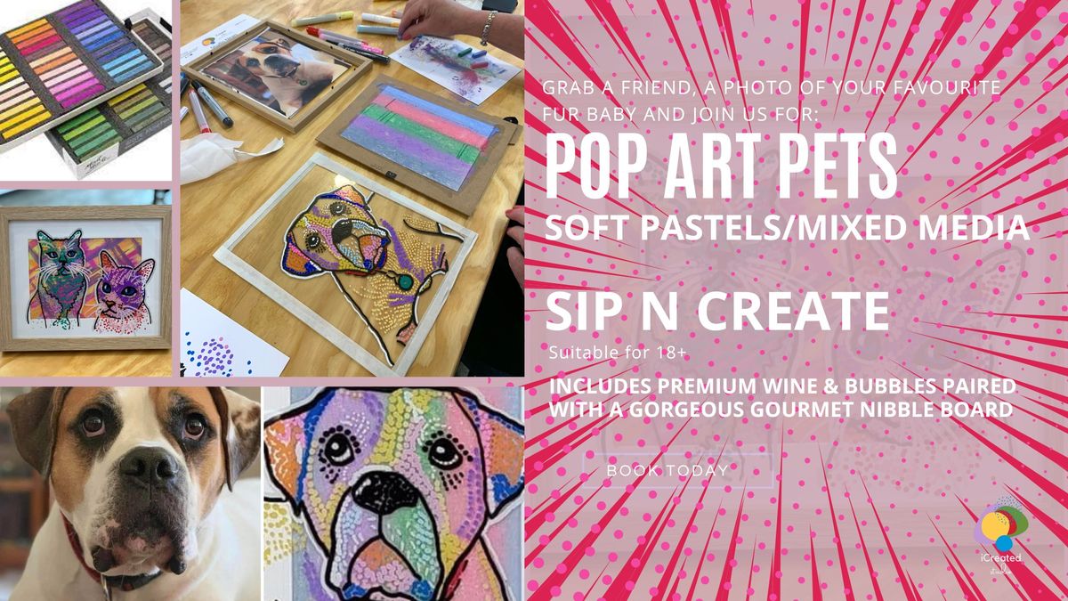 Pop Art Pets - Mixed Media Magic!