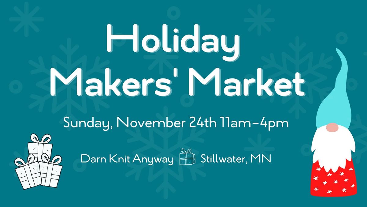 Holiday Makers' Market at Darn Knit Anyway