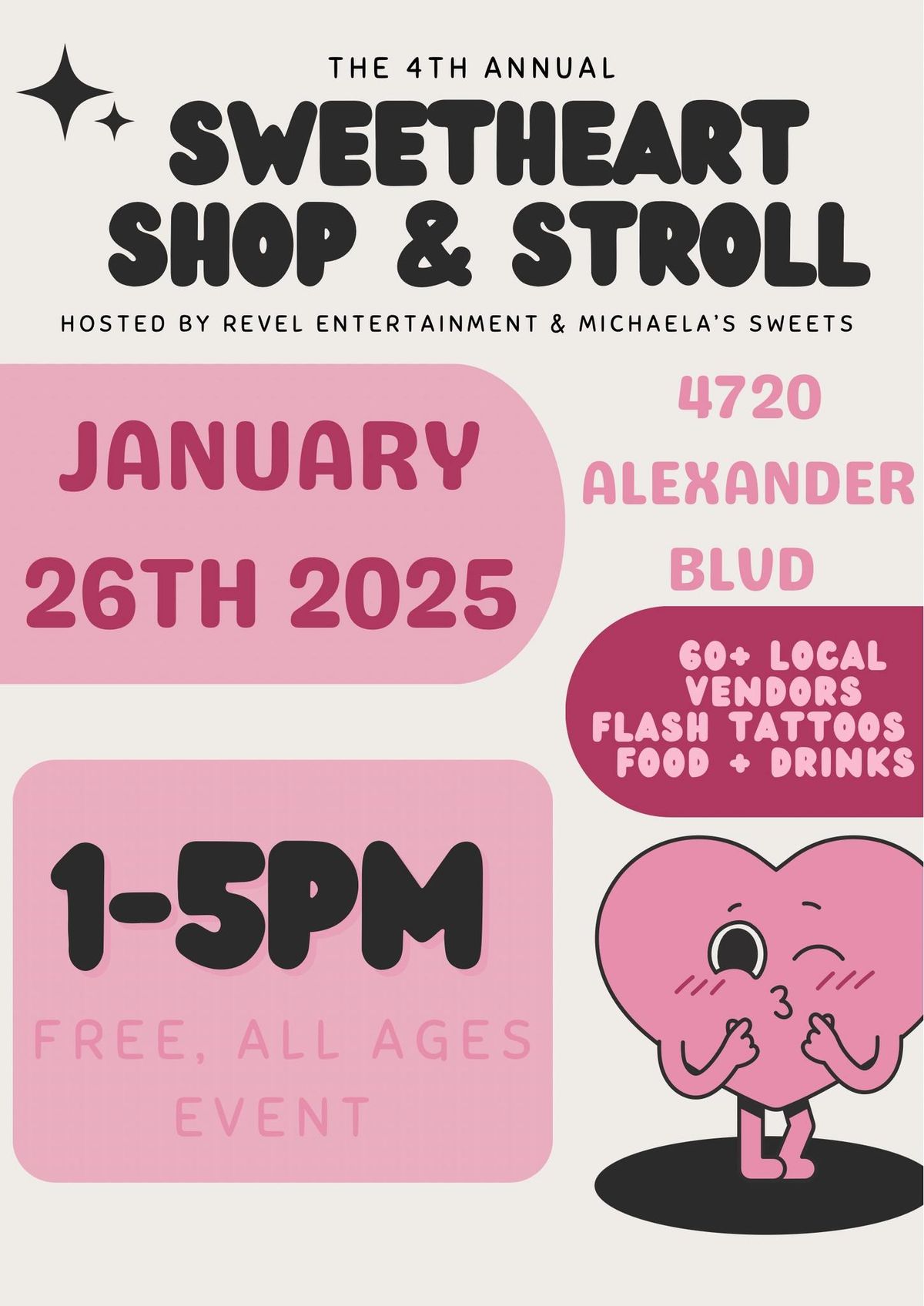 The 4th Annual Sweetheart Shop & Stroll 