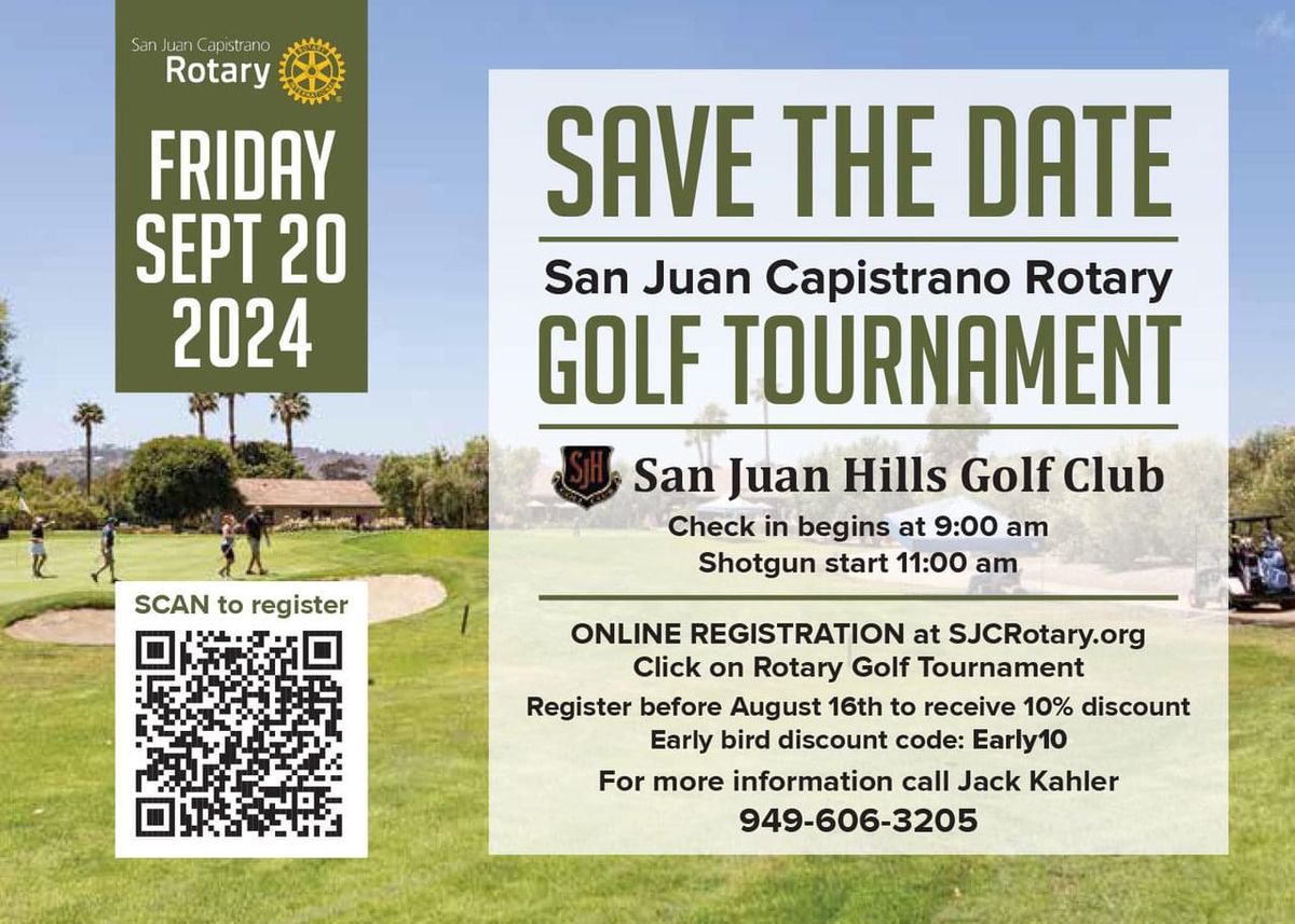 SJC Rotary Charity Golf Tournament