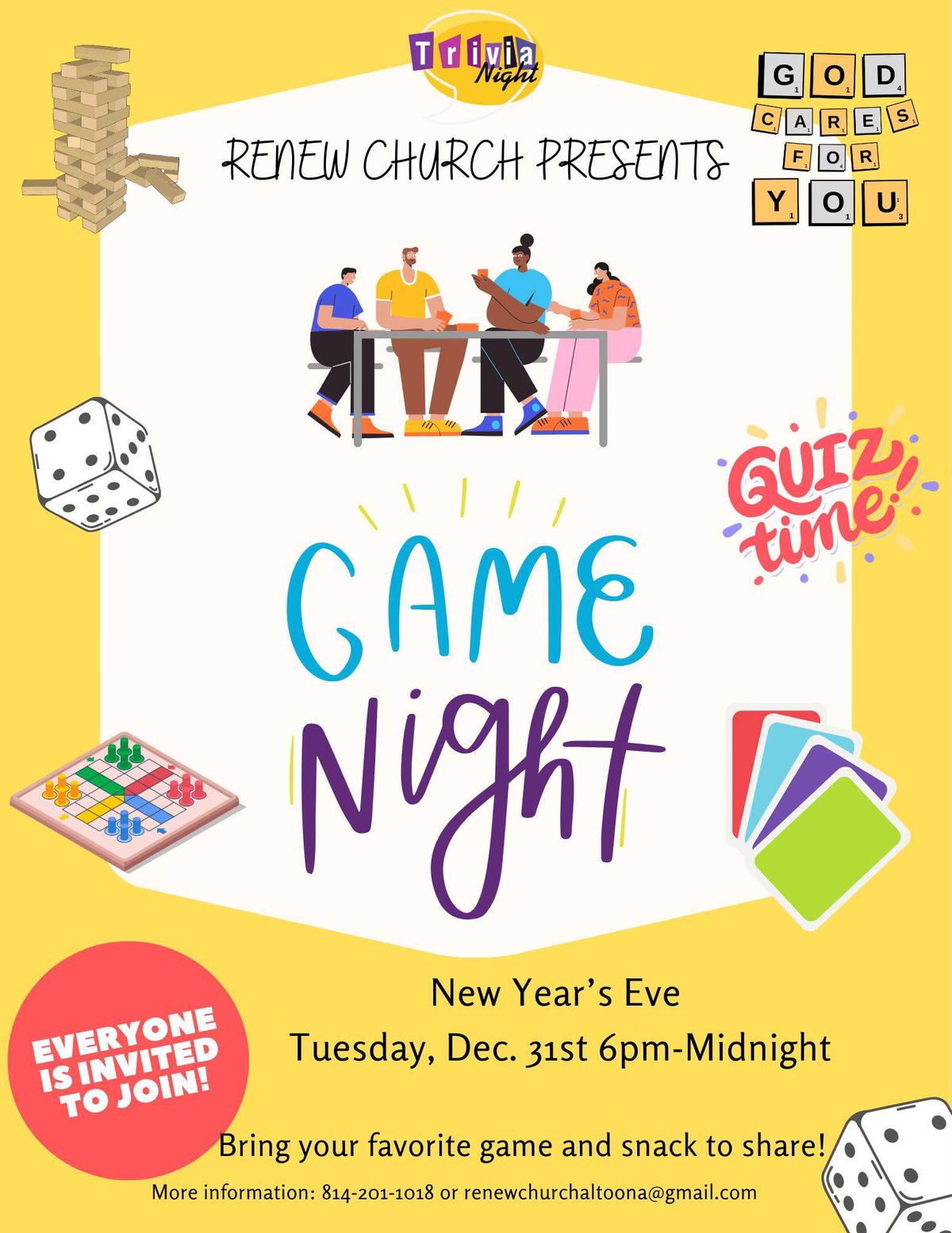 New Year's Eve Game Night!