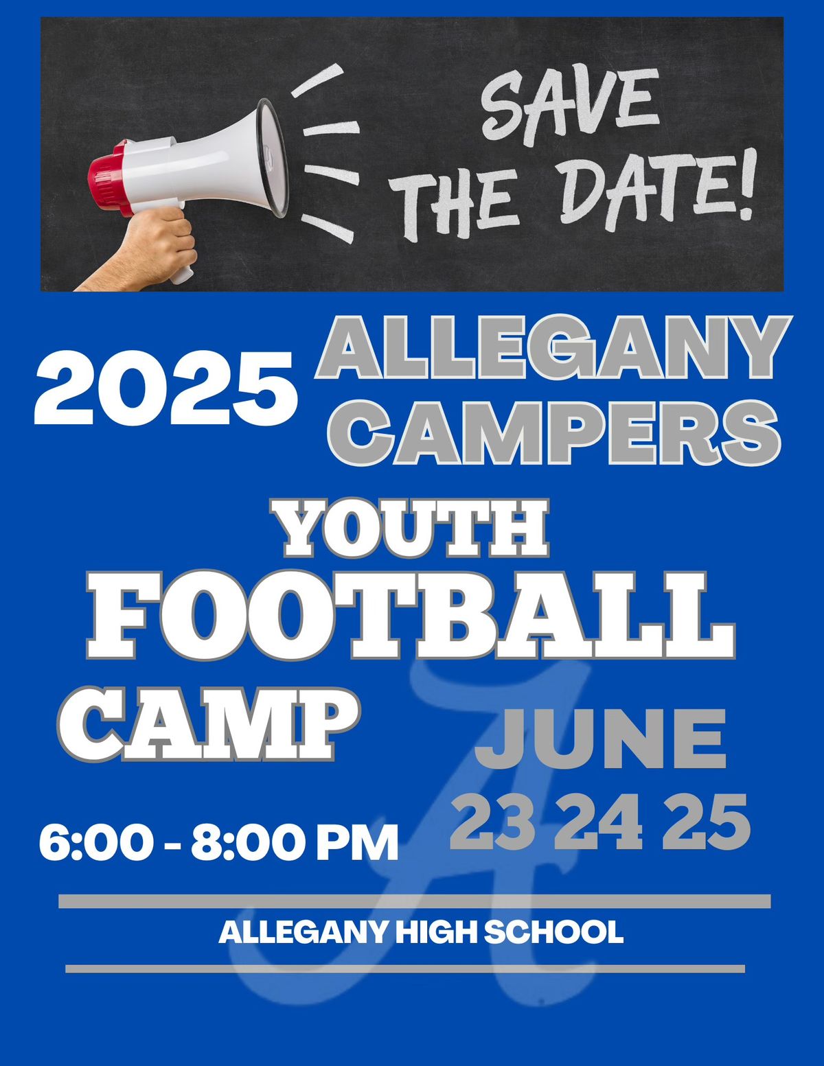 2025 Allegany Football Youth Camp