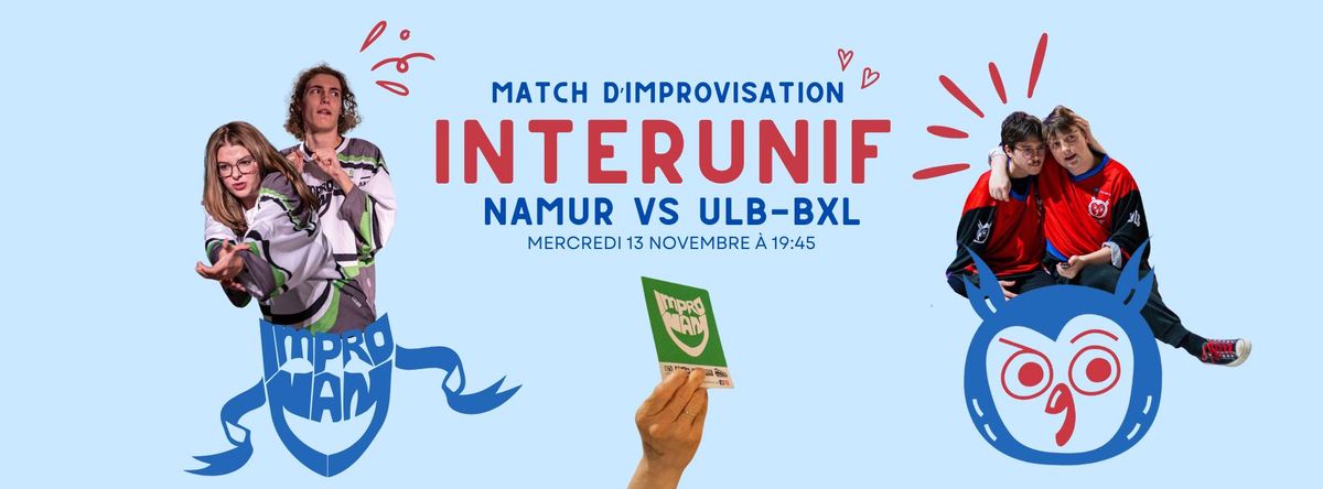 Match d'improvisation inter-universitaire IMPRONAM-IMPROVOCATION