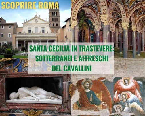 Santa Cecilia in Trastevere: i sotterranei e l'affresco del Cavallini