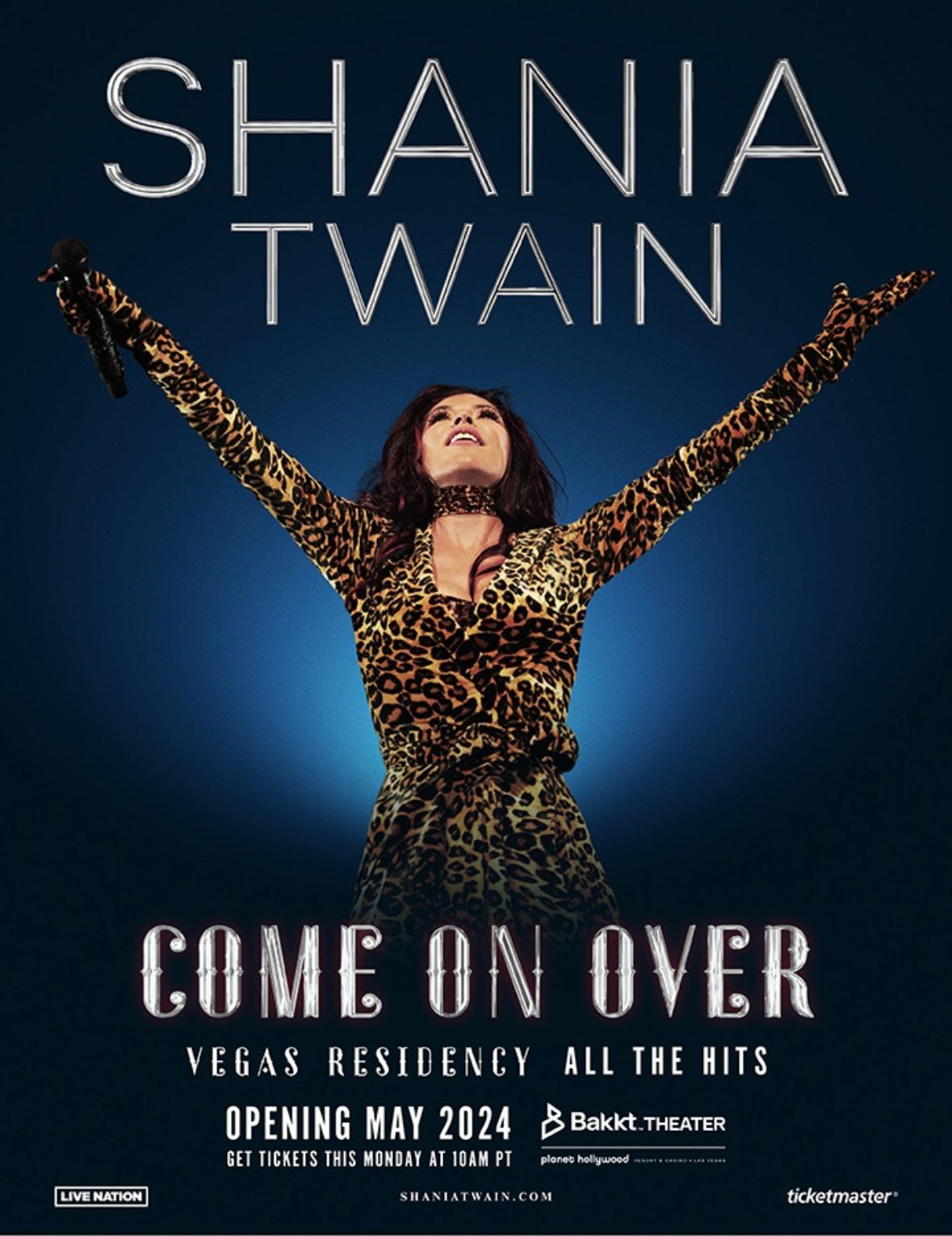 Shania Twain Hollywood Tickets