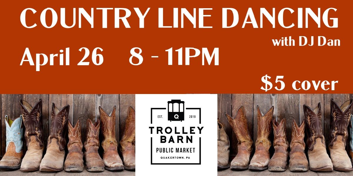 Line Dancing at the Trolley Barn Public Market - APRIL