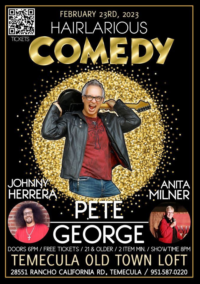 HAIRlarious Comedy Show W\/ Anita Milner & Pete George