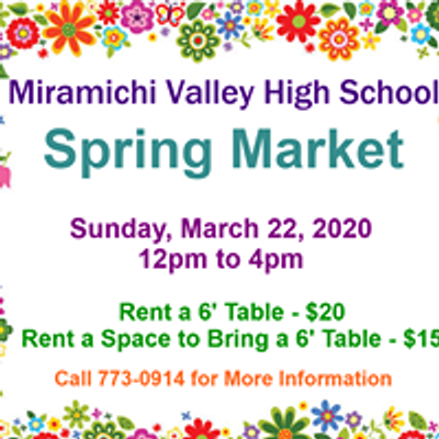 Miramichi Valley High School Market