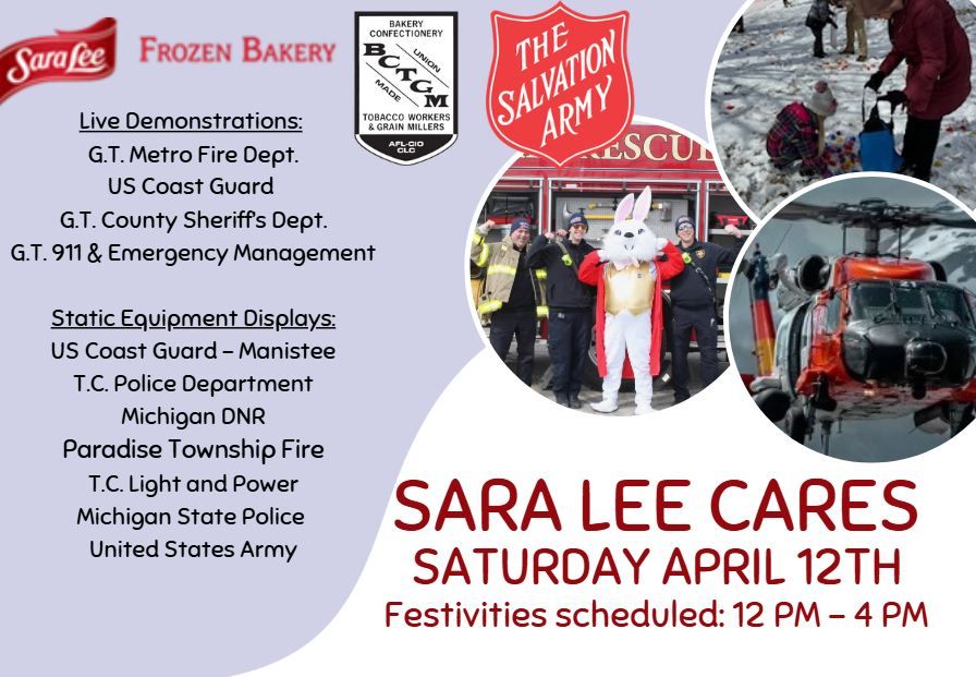 FREE COMMUNITY EVENT -- Sara Lee Cares, 3rd Annual