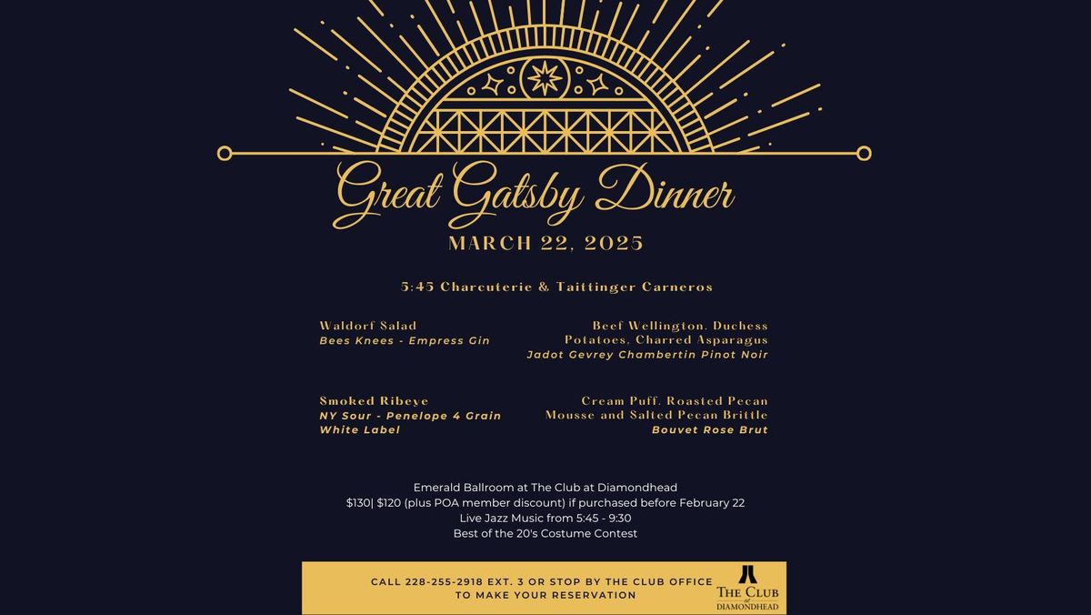 Great Gatsby Dinner