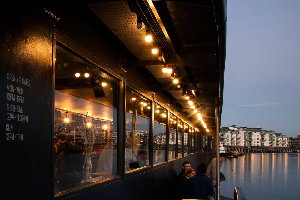 Sunday Swing on The Grain Barge