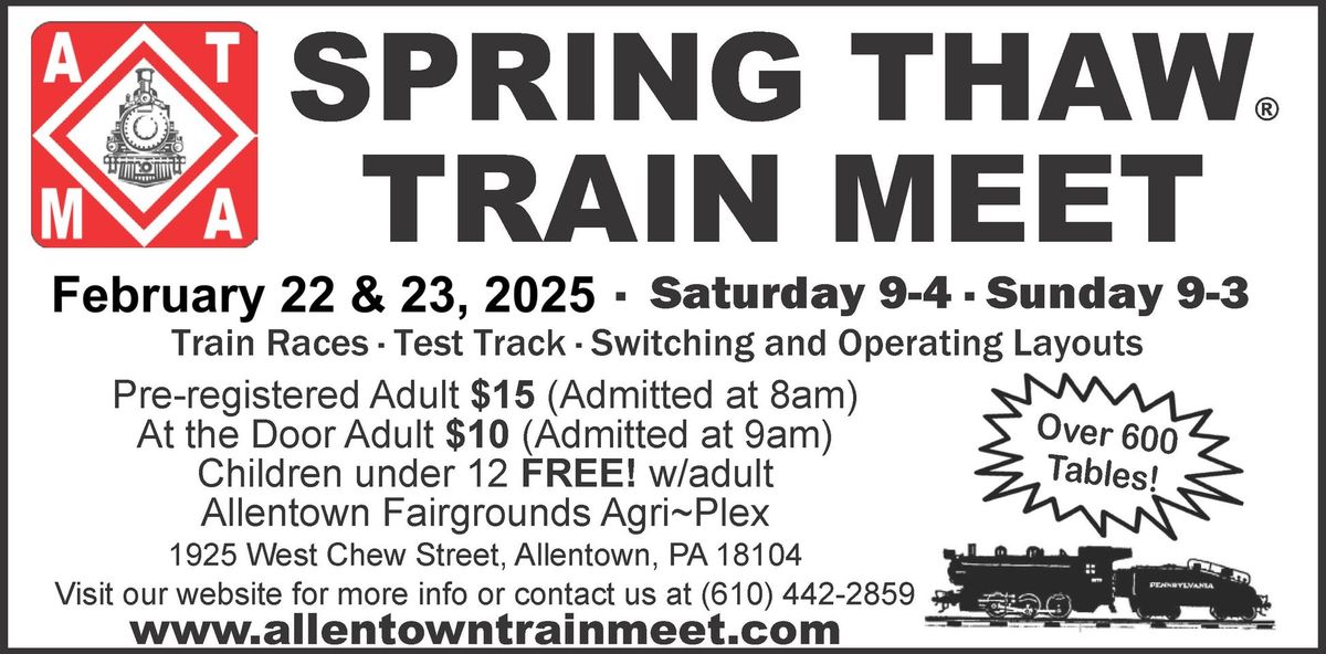 2025 Spring Thaw Train Meet