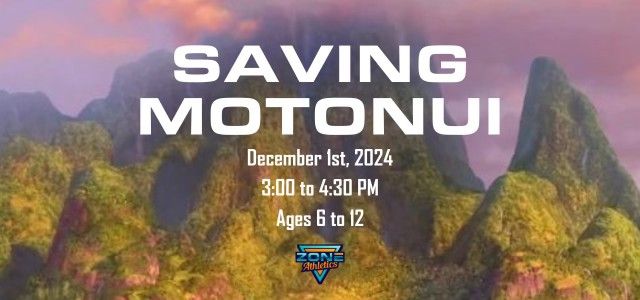 Saving Motonui - Ages 6 to 12