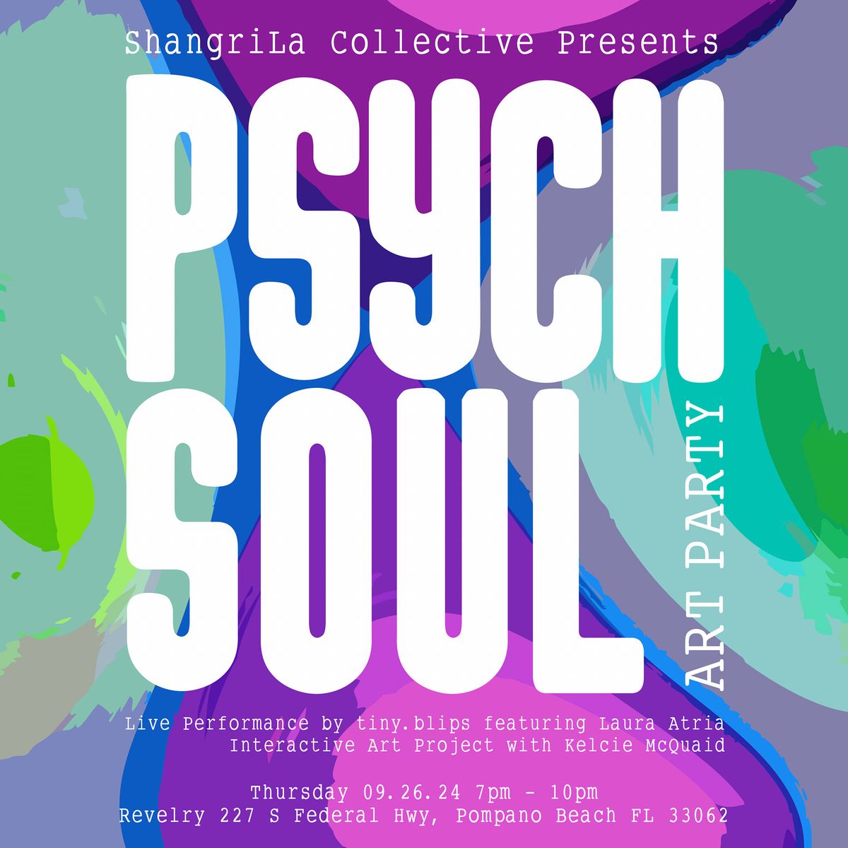 Psych Soul Art Party! September Paint & Sip & More!