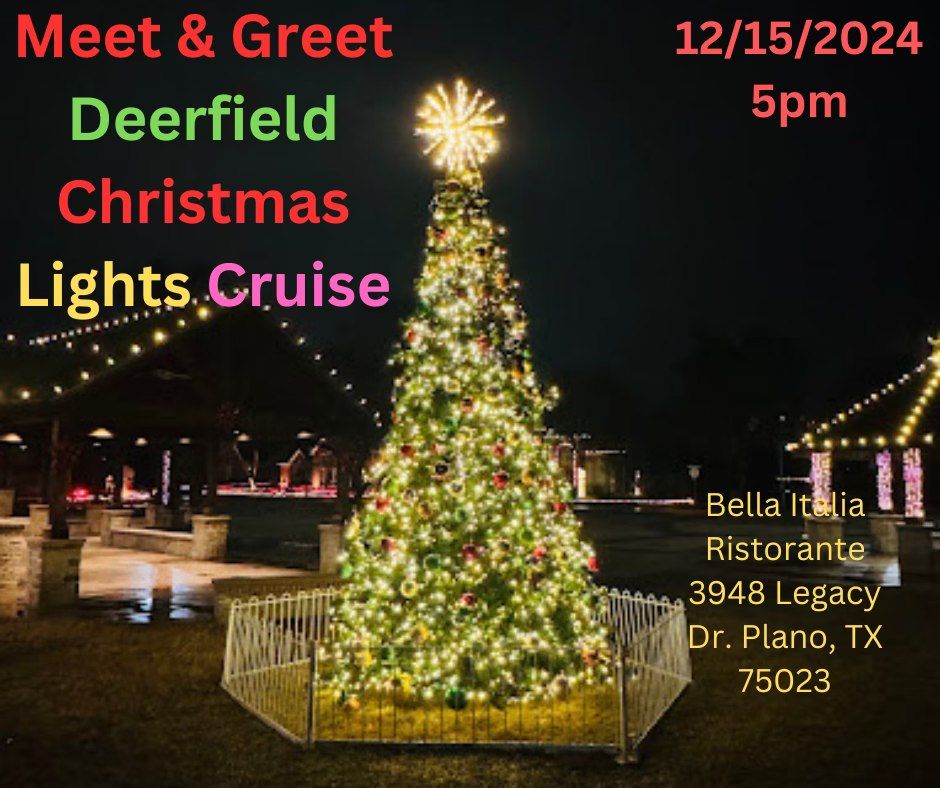 Meet & Greet Deerfield  Xmas Light Cruise