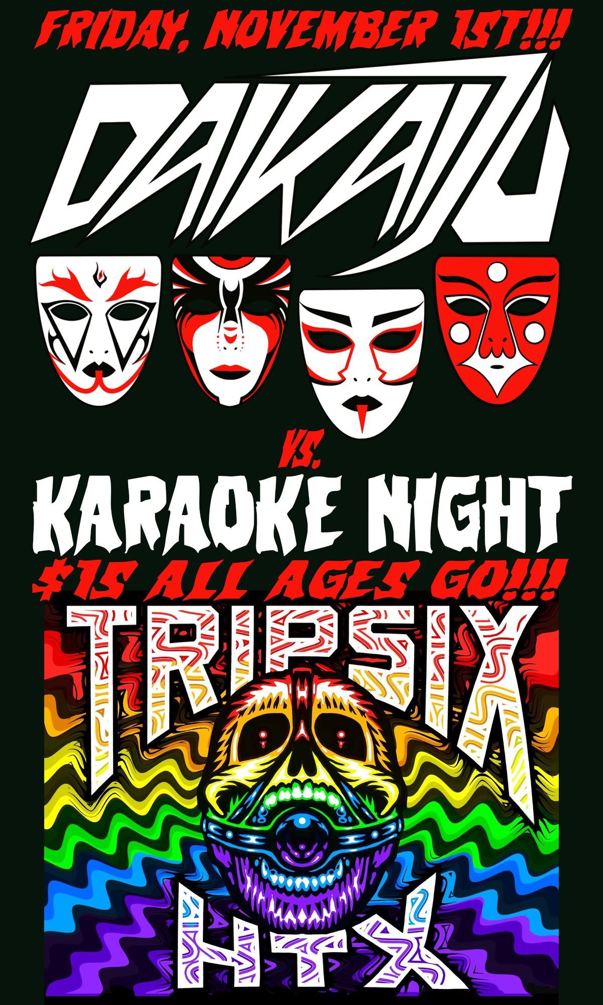 DAIKAIJU VS. KARAOKE NIGHT AT TRIP SIX!!!