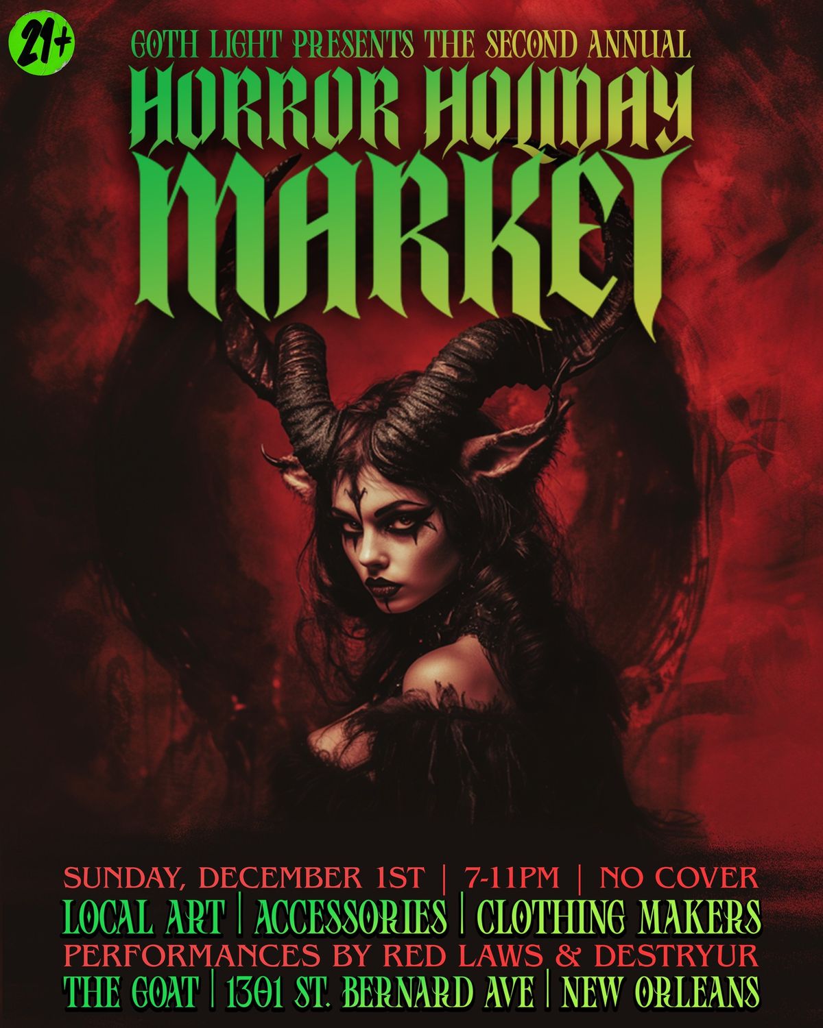 Goth Light Presents: The Second Annual Horror Holiday Market