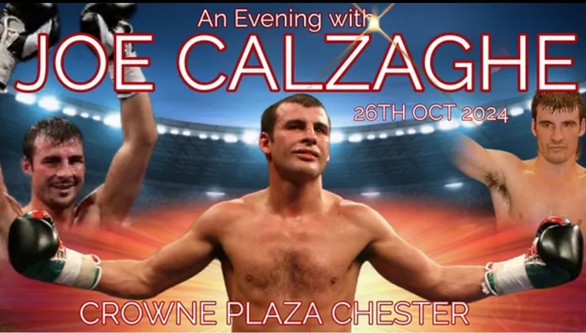 An evening with Joe Calzaghe - Chester 