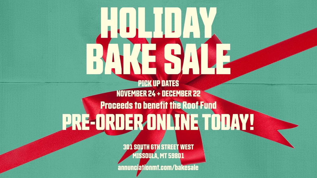 Holiday Bake Sale