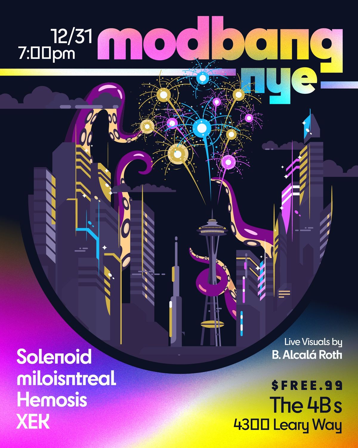 New Year's Eve Party featuring ModBang