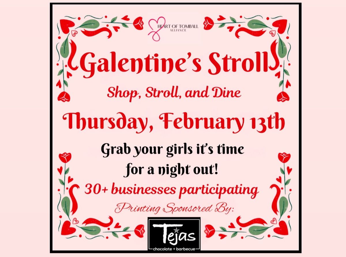 Galentine\u2019s Sip & Stroll 