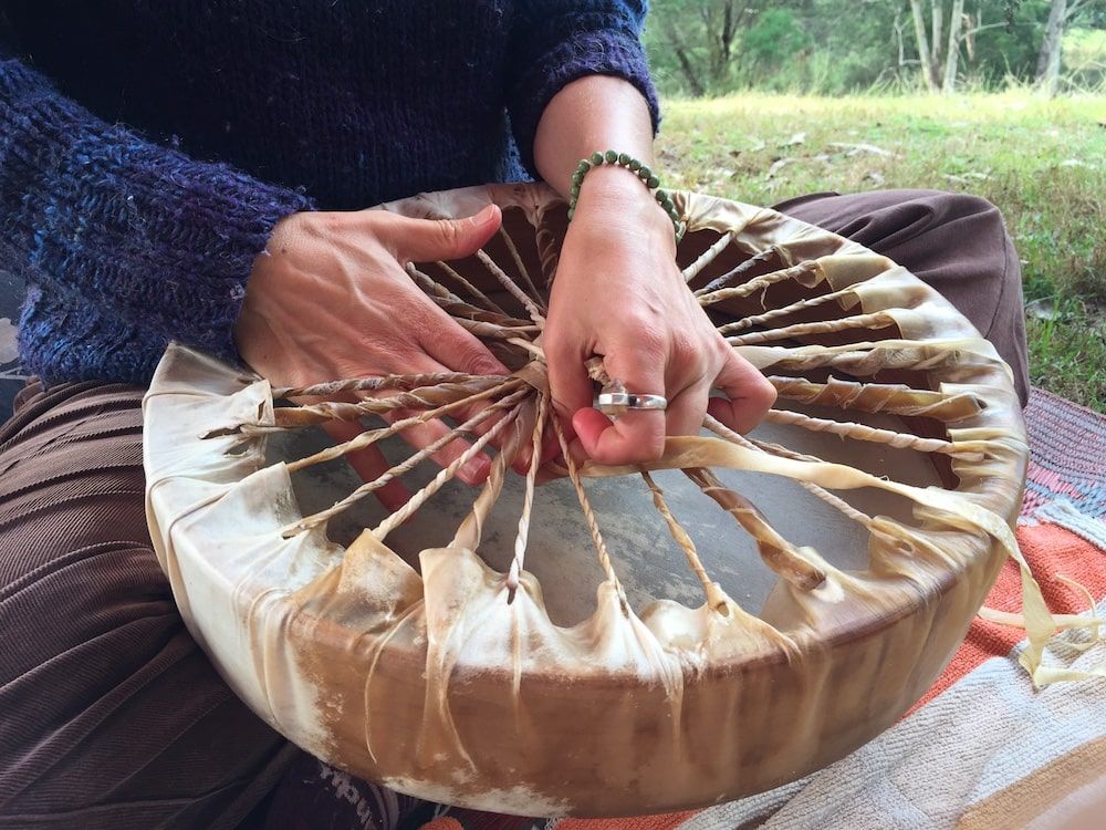 Traditional Way To Make Your Healing  Medicine Drum 