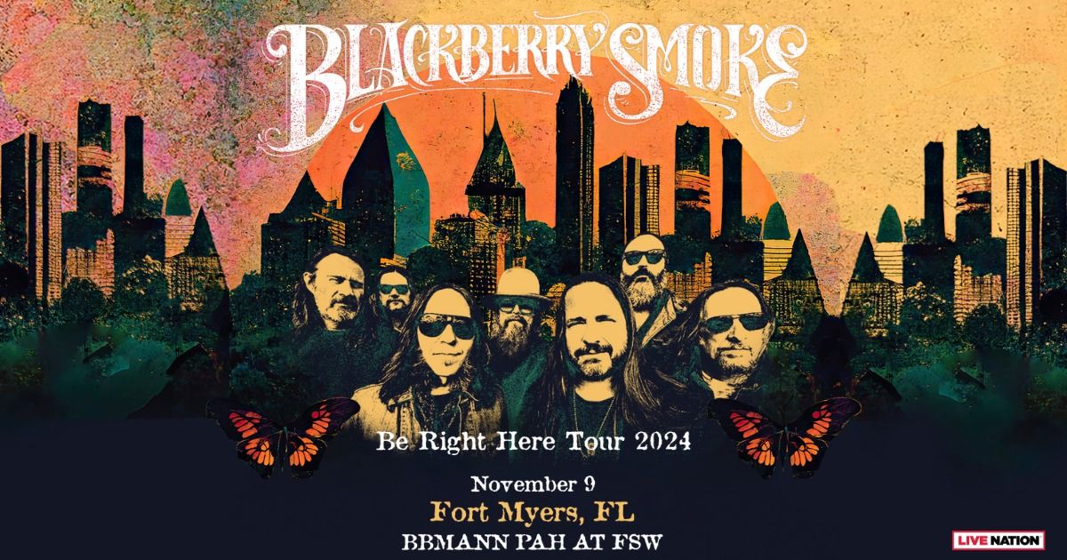 Blackberry Smoke - Be Right Here Tour 2024