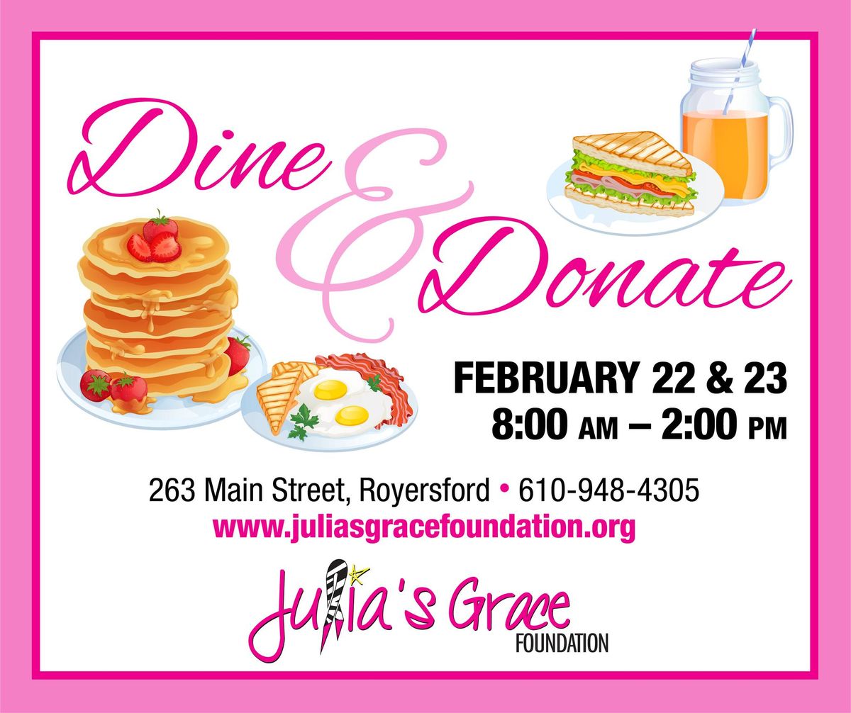 Dine & Donate at Main Street Cafe