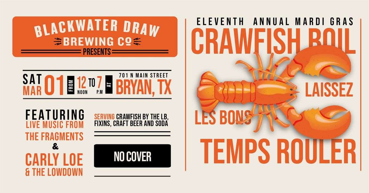 Eleventh Annual Mardi Gras Crawfish Boil