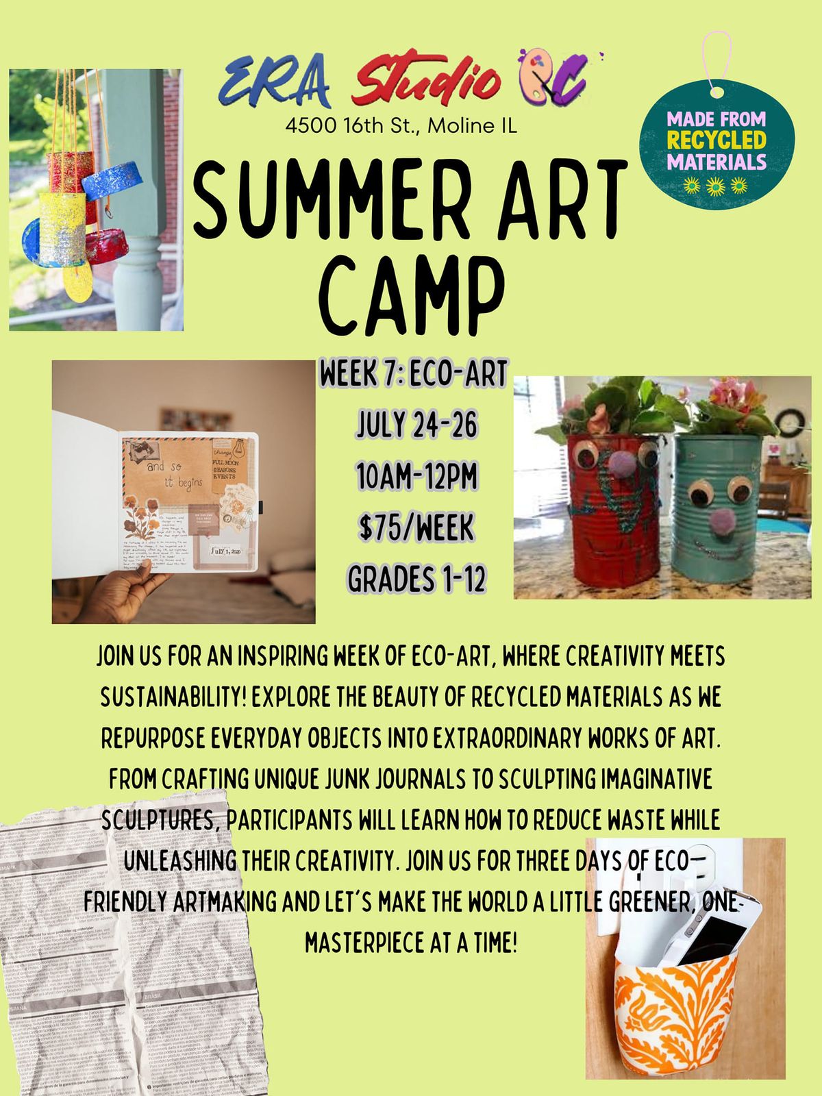 Summer ART Camp: Eco-Art 