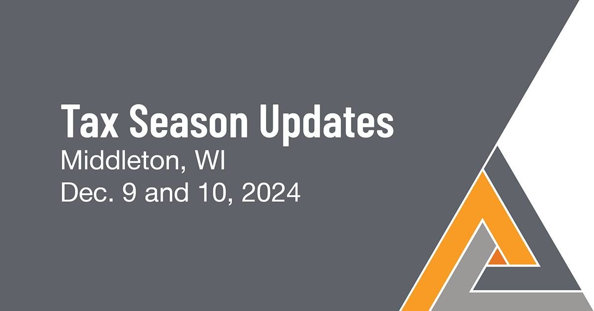 2024 NATP Tax Season Update: Middleton, WI