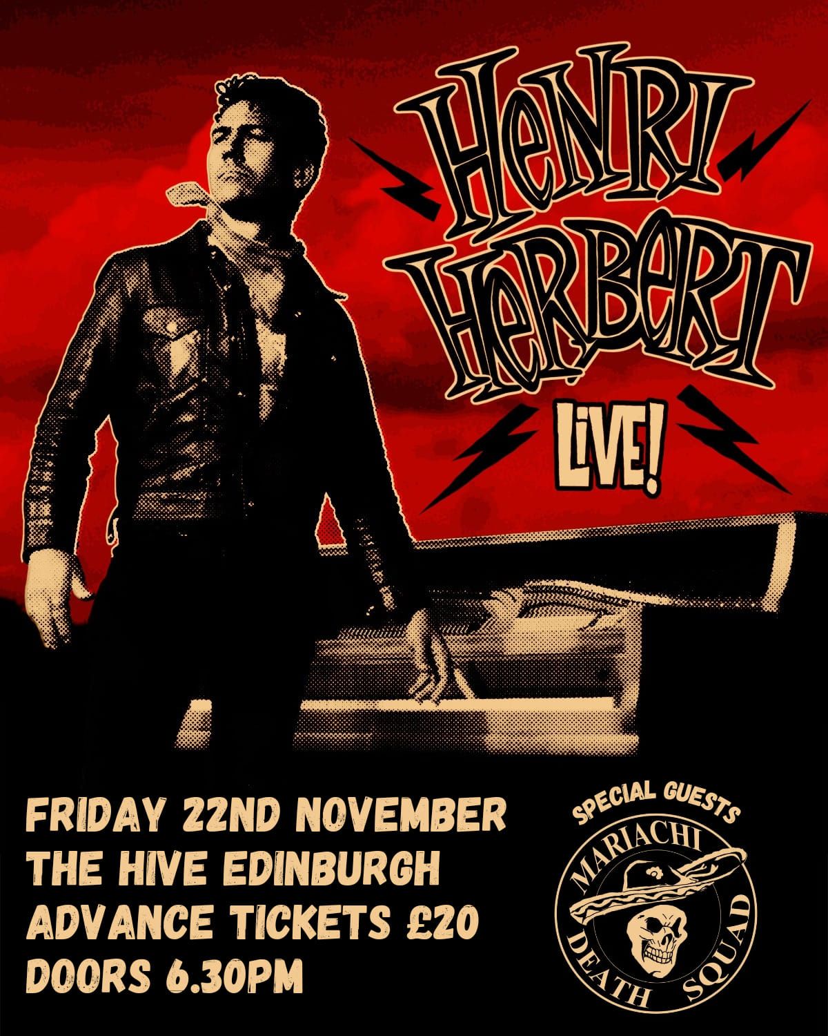 Henri Herbert + Special Guests Mariachi Death Squad